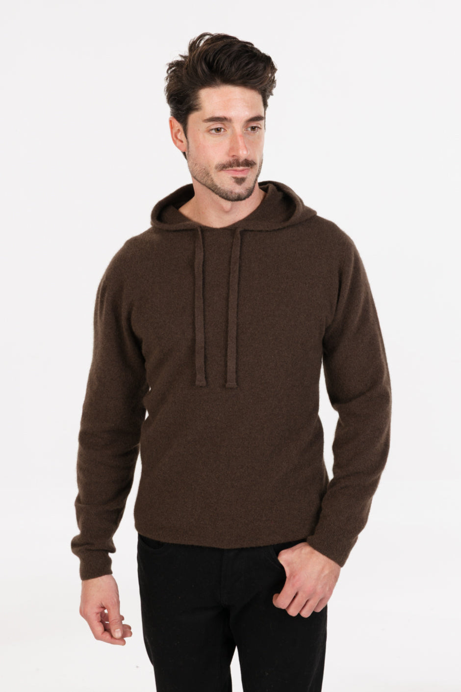Men's Possum Merino Hoodie - Native World Secondary image
