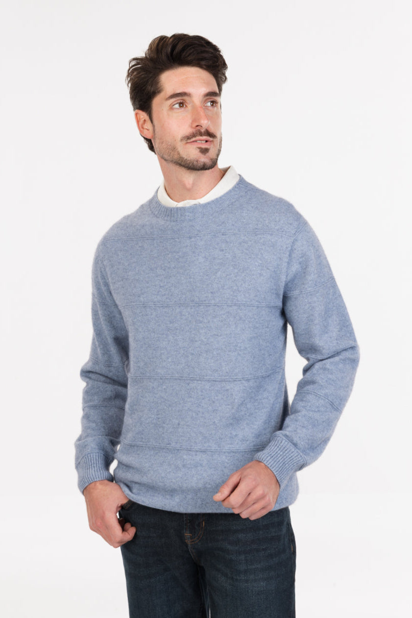Ripple Stitch Possum Merino Sweater Main image
