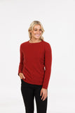 Plain Possum Merino Crew Neck Sweater