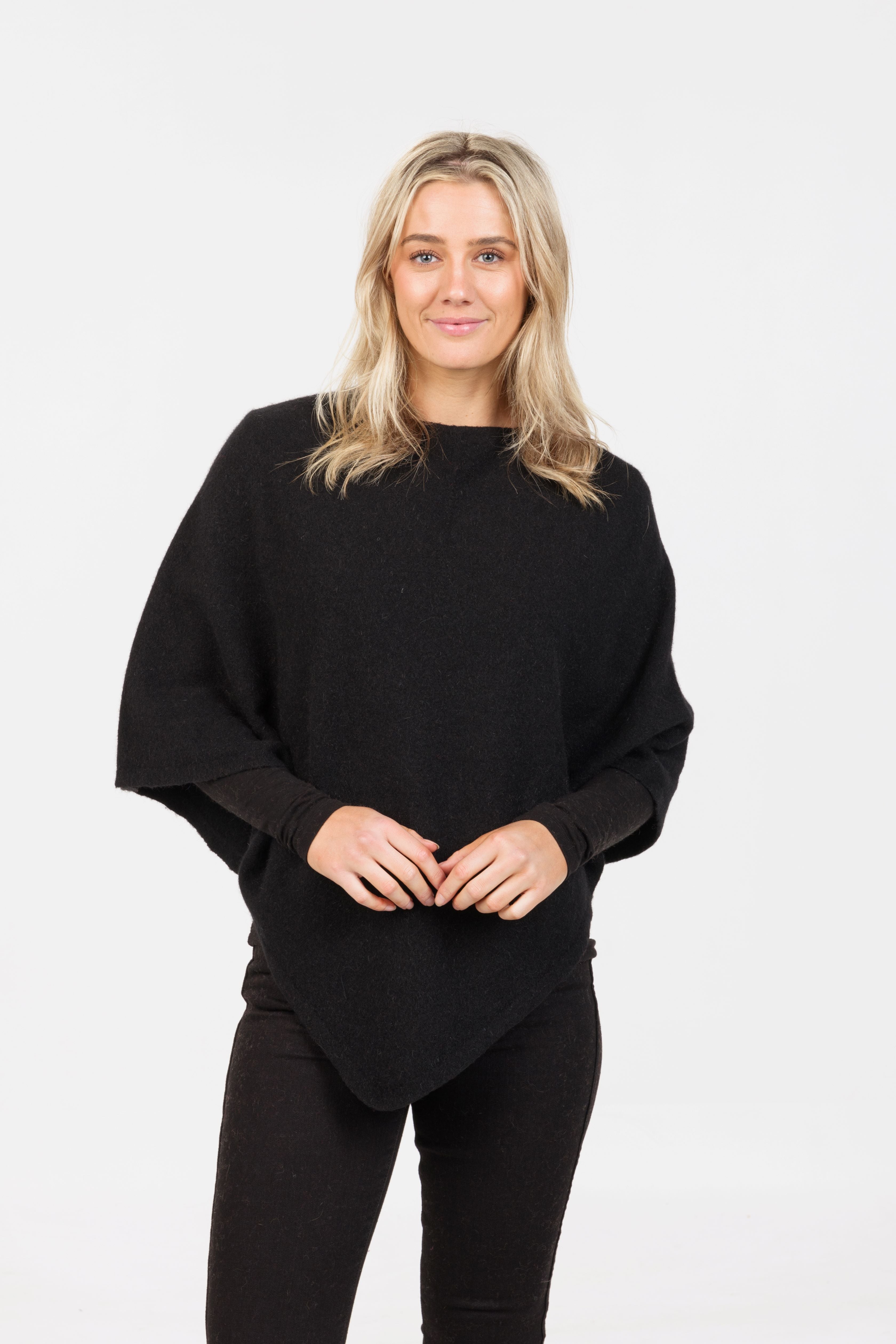 Possum Merino Poncho