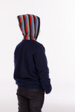 Kids Possum Merino Striped Hoodie