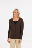 Relaxed Fit Possum Merino Cardigan
