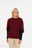 Split Sleeve Possum Merino Poncho