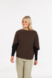 Split Sleeve Possum Merino Poncho