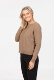 Possum Merino Classic Crop Sweater - Native World