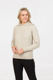 Possum Merino Folded Collar Sweater - Native World