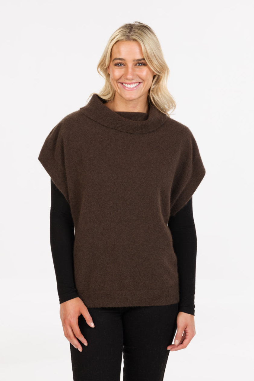 Cowl Neck Possum Merino Tunic Secondary image