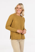 Alternate Stripe Possum Merino Sweater