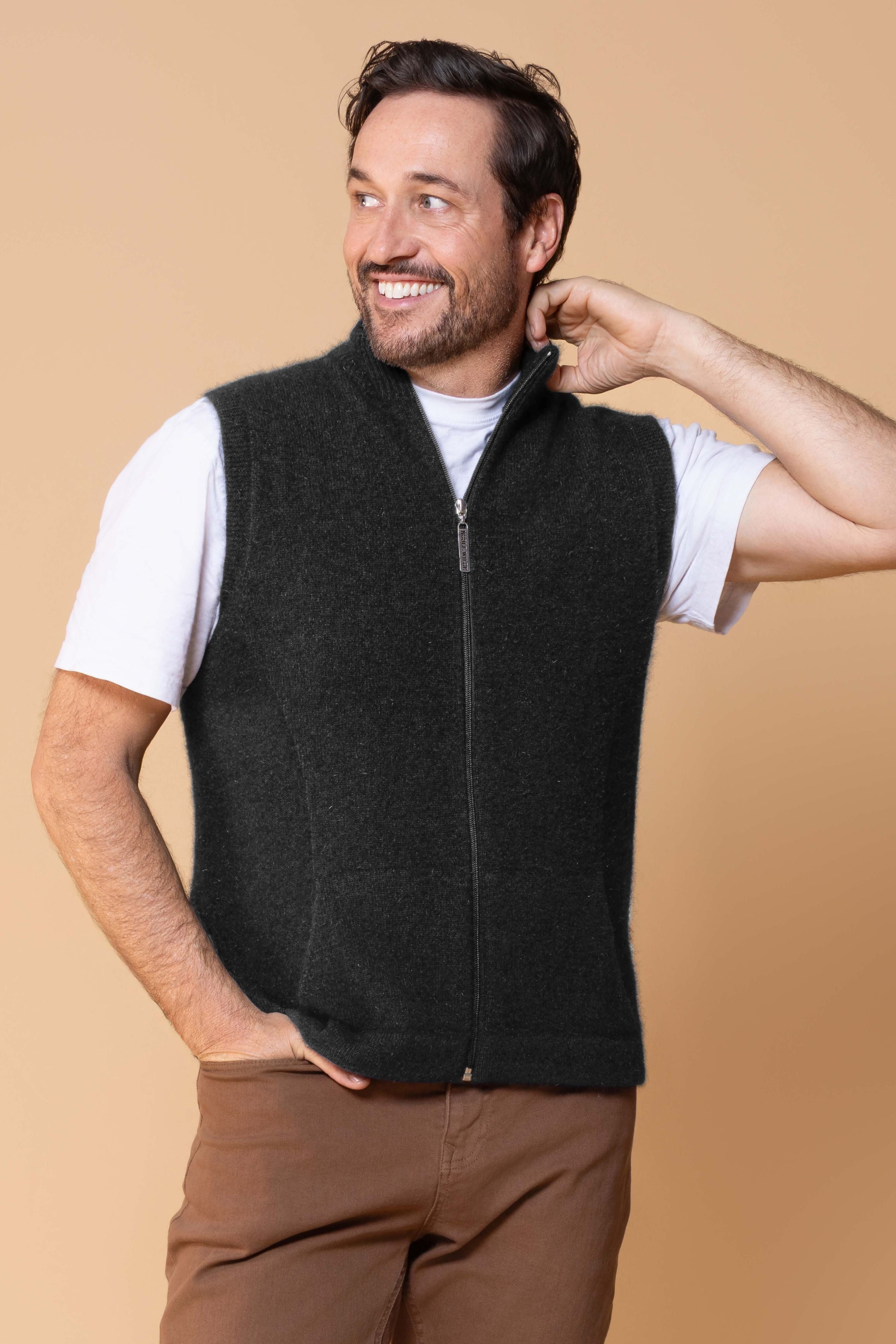 Mens Possum Merino Gilet Vest Secondary image