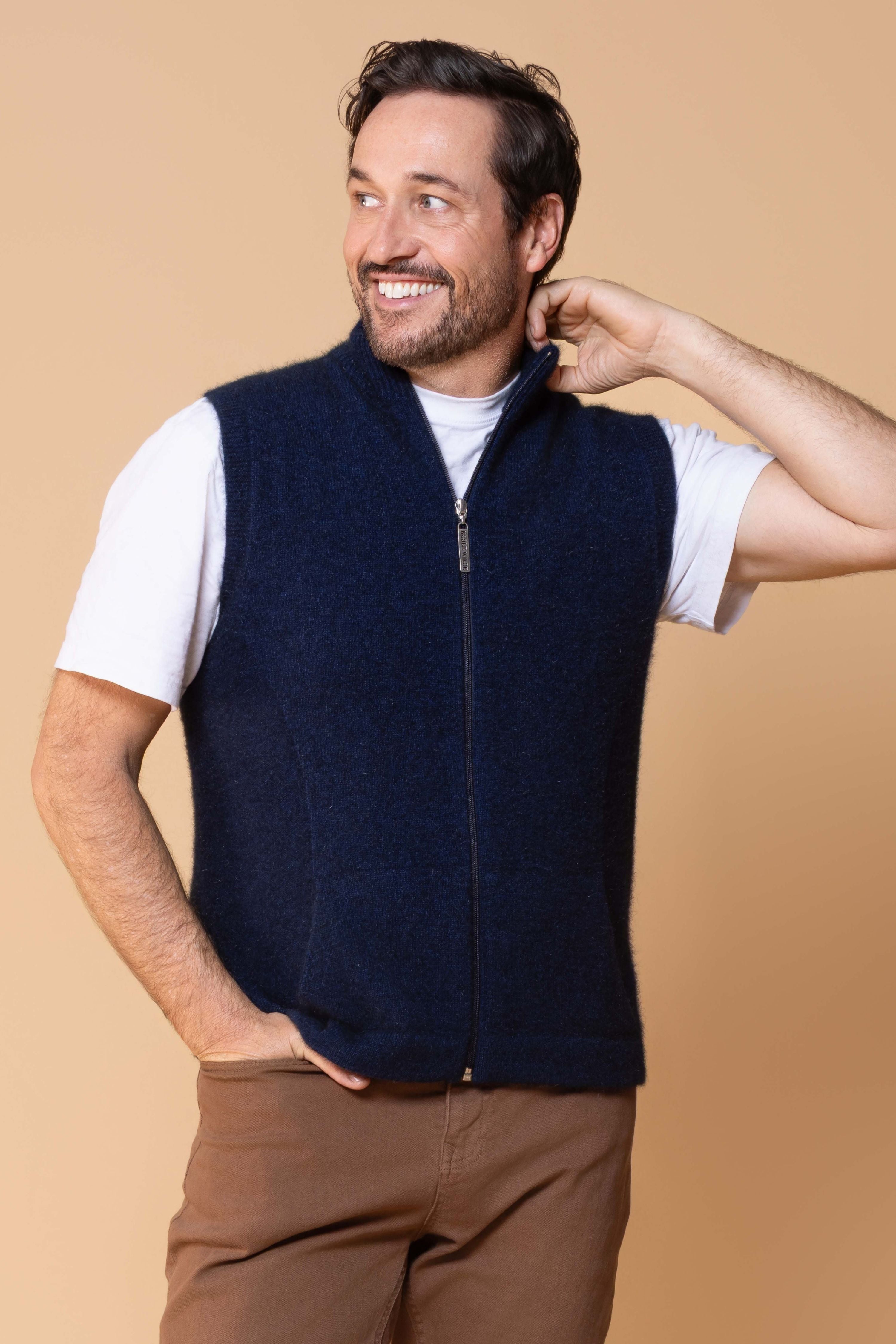 Mens Possum Merino Gilet Vest Main image