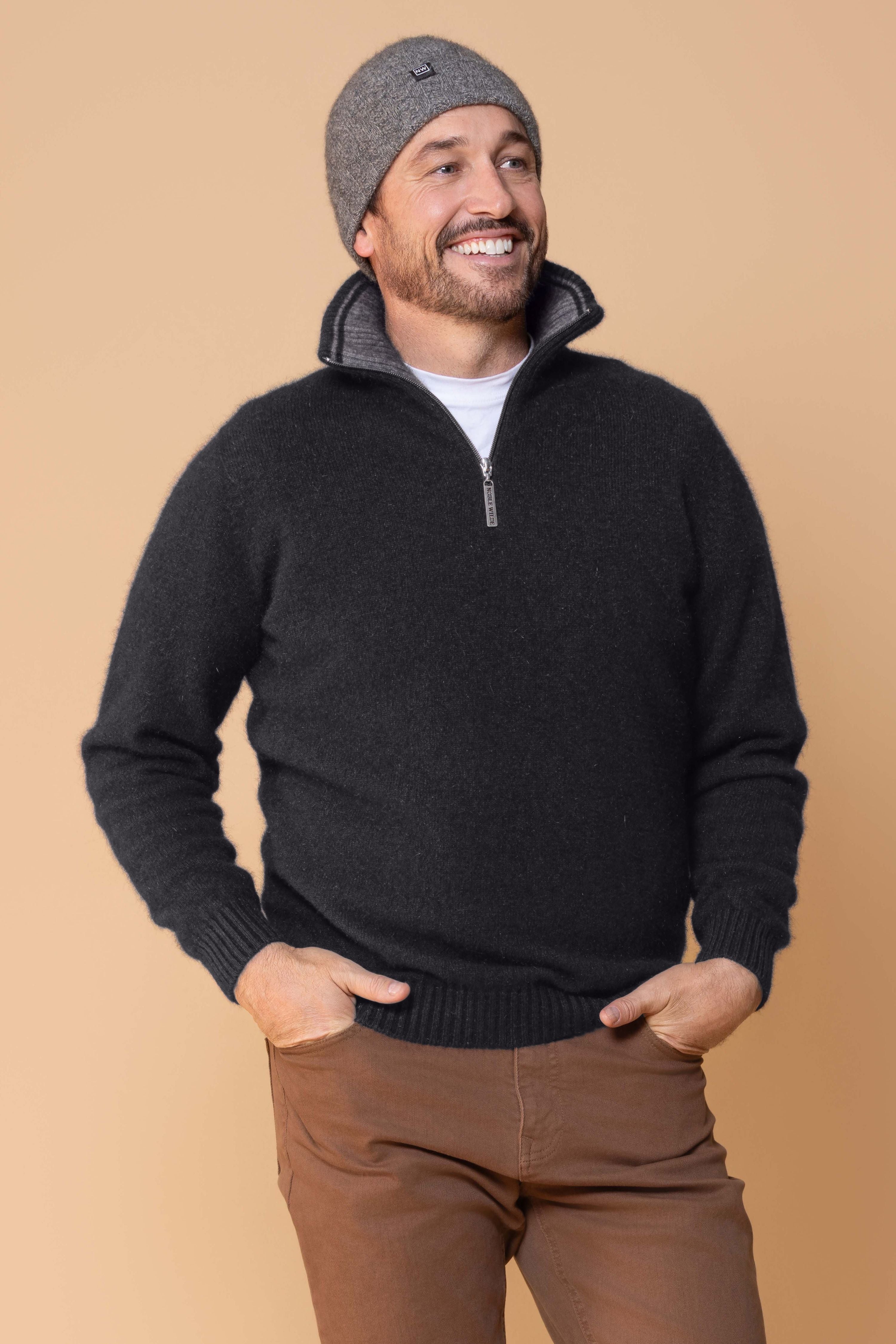 Mount Tasman Possum Merino Zip Jumper Secondary image