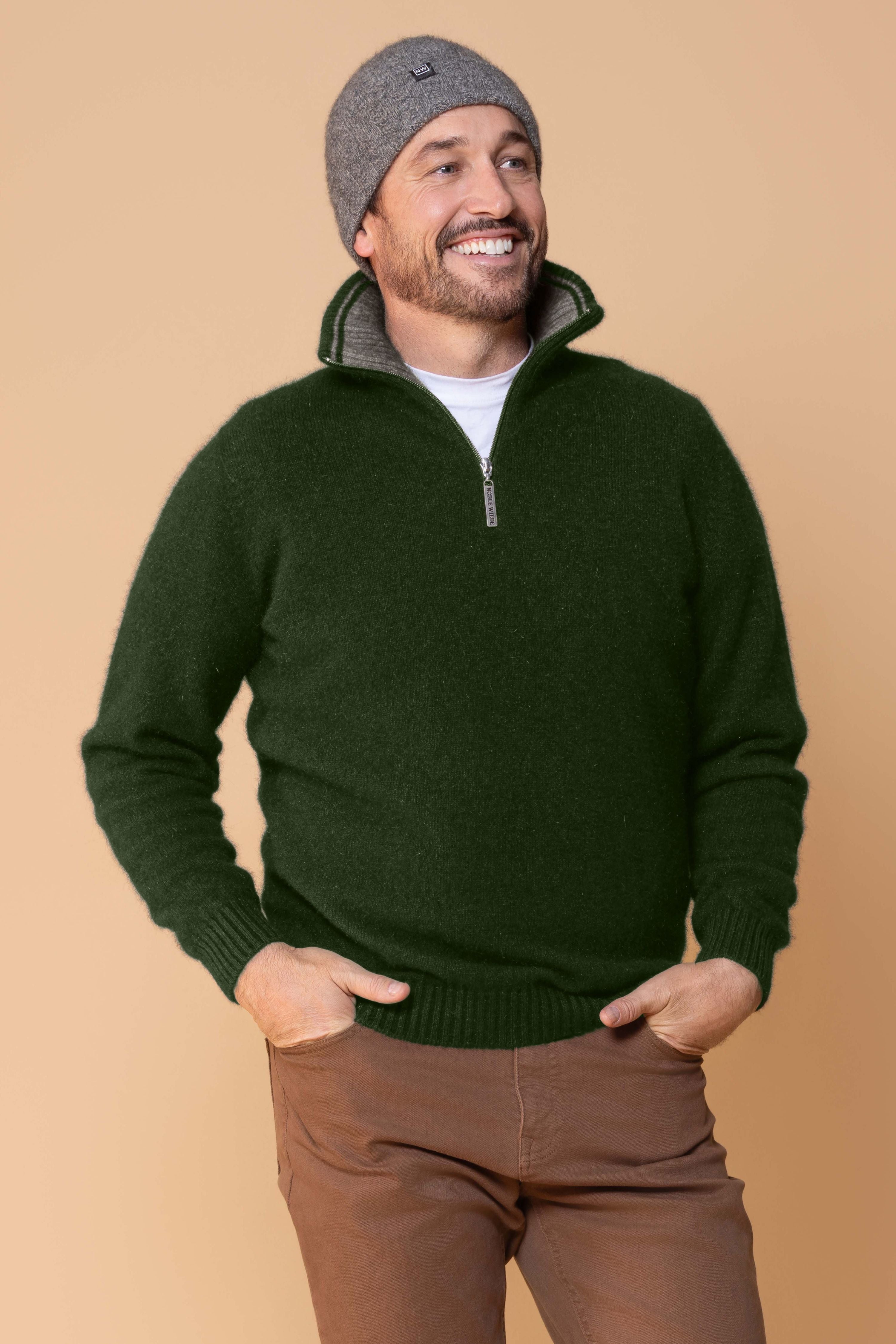 Mount Tasman Possum Merino Zip Jumper