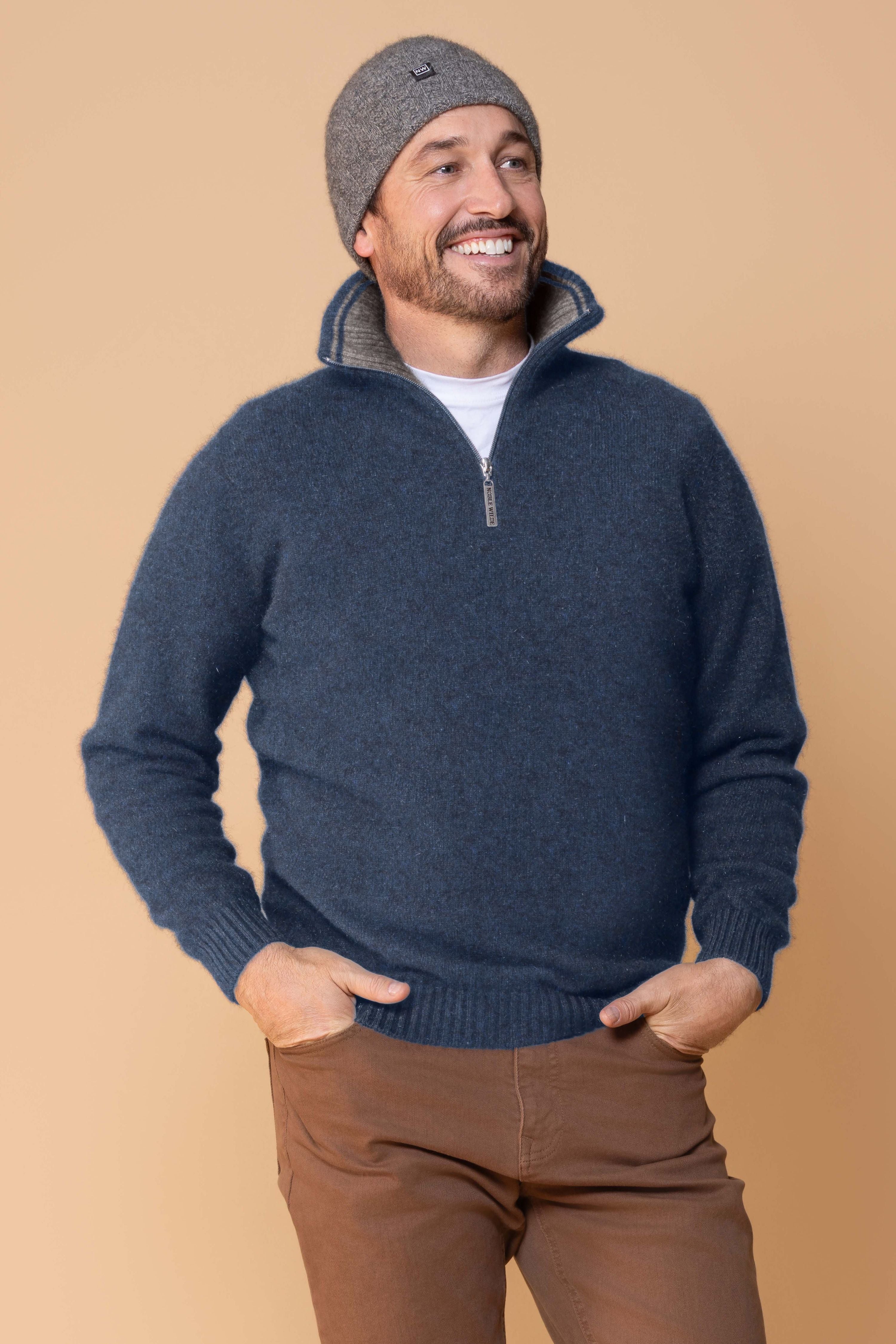 Mount Tasman Possum Merino Zip Jumper