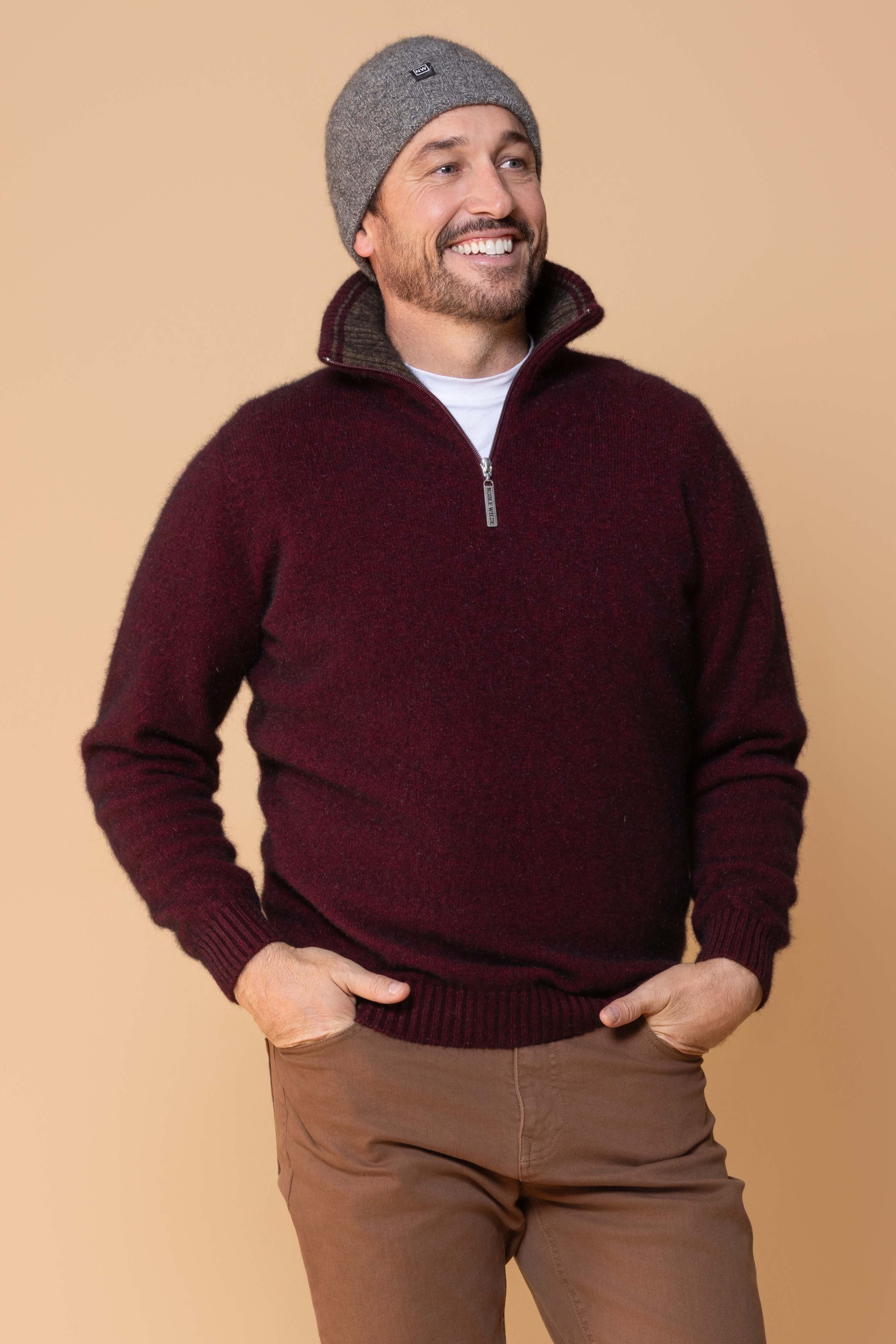 Mount Tasman Possum Merino Zip Jumper Main image