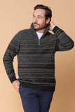 Artisan Half Zip Possum Merino Sweater