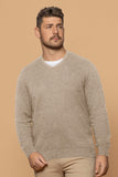 Men's Lightweight Possum Vee Neck Sweater