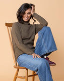 Rib Possum Merino Turtle Neck