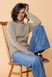 Rib Possum Merino Turtle Neck