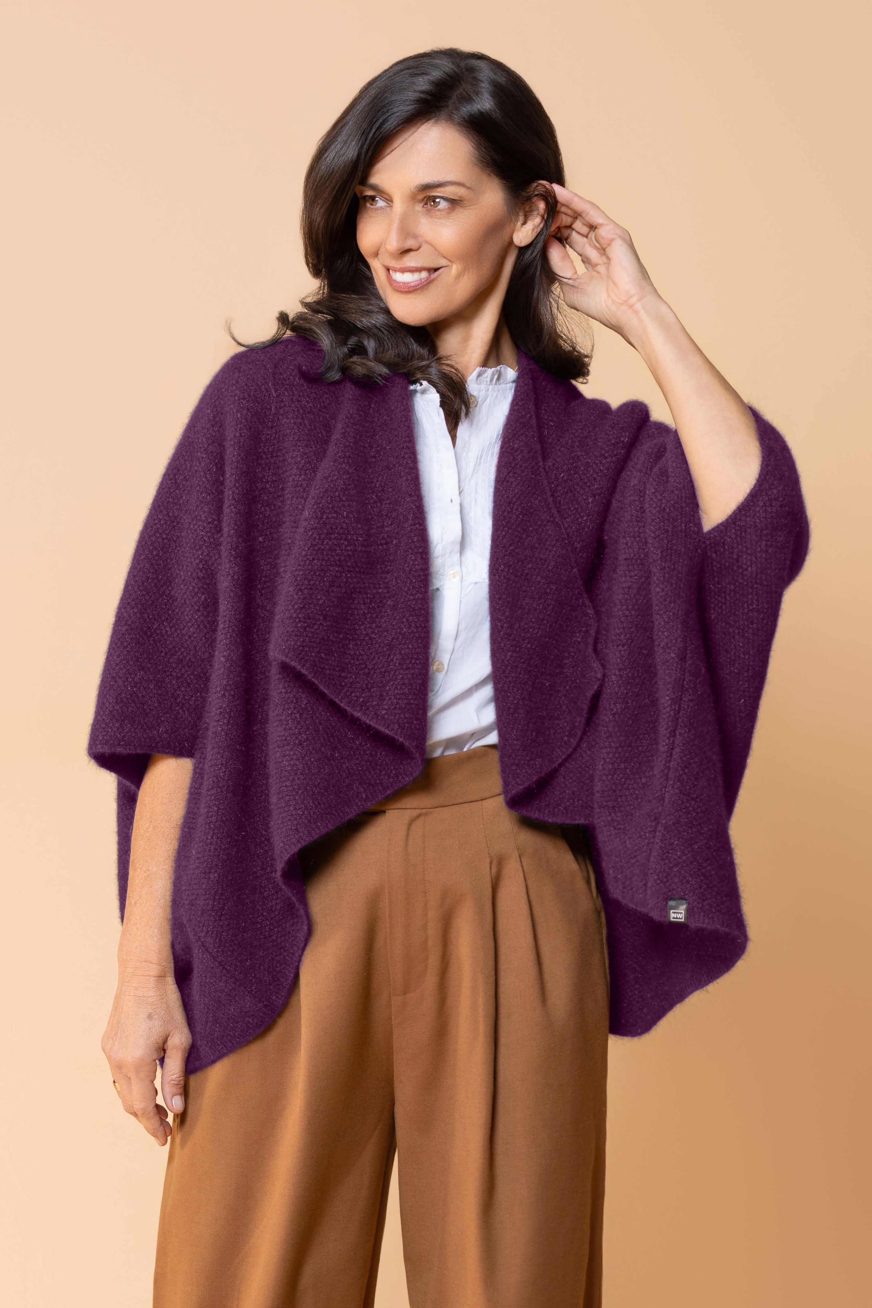 Longline Possum Merino Wrap