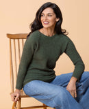 Crossover Possum Merino Crew Sweater