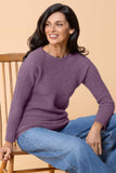 Crossover Possum Merino Crew Sweater