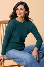 Crossover Possum Merino Crew Sweater