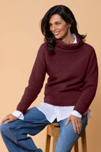 Moss Stitch Possum Merino Cowl