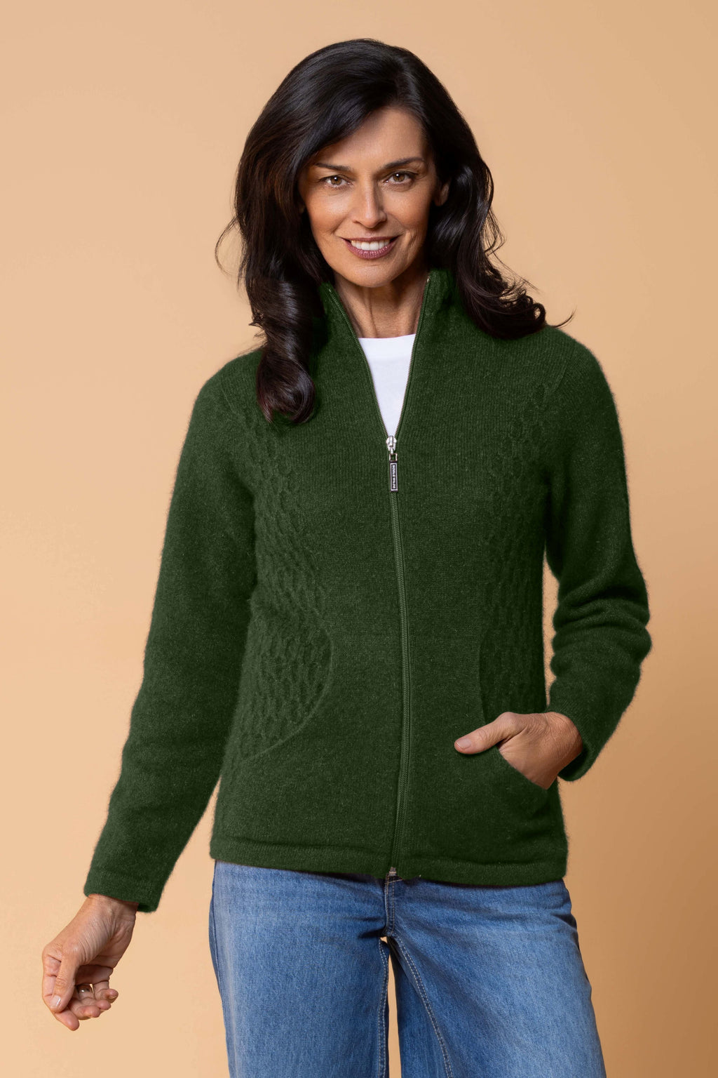 Honeycomb Possum Merino Jacket