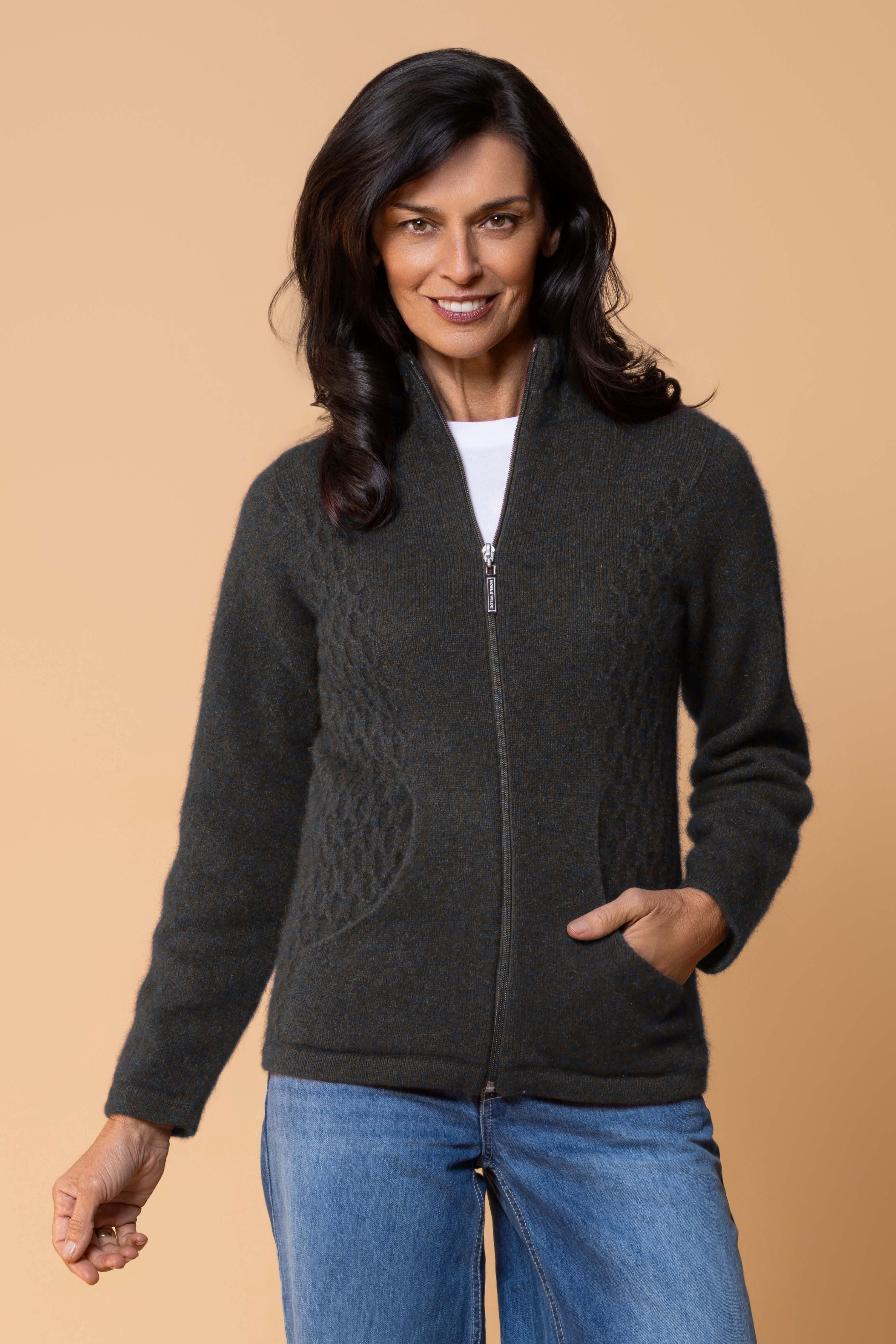 Honeycomb Possum Merino Jacket