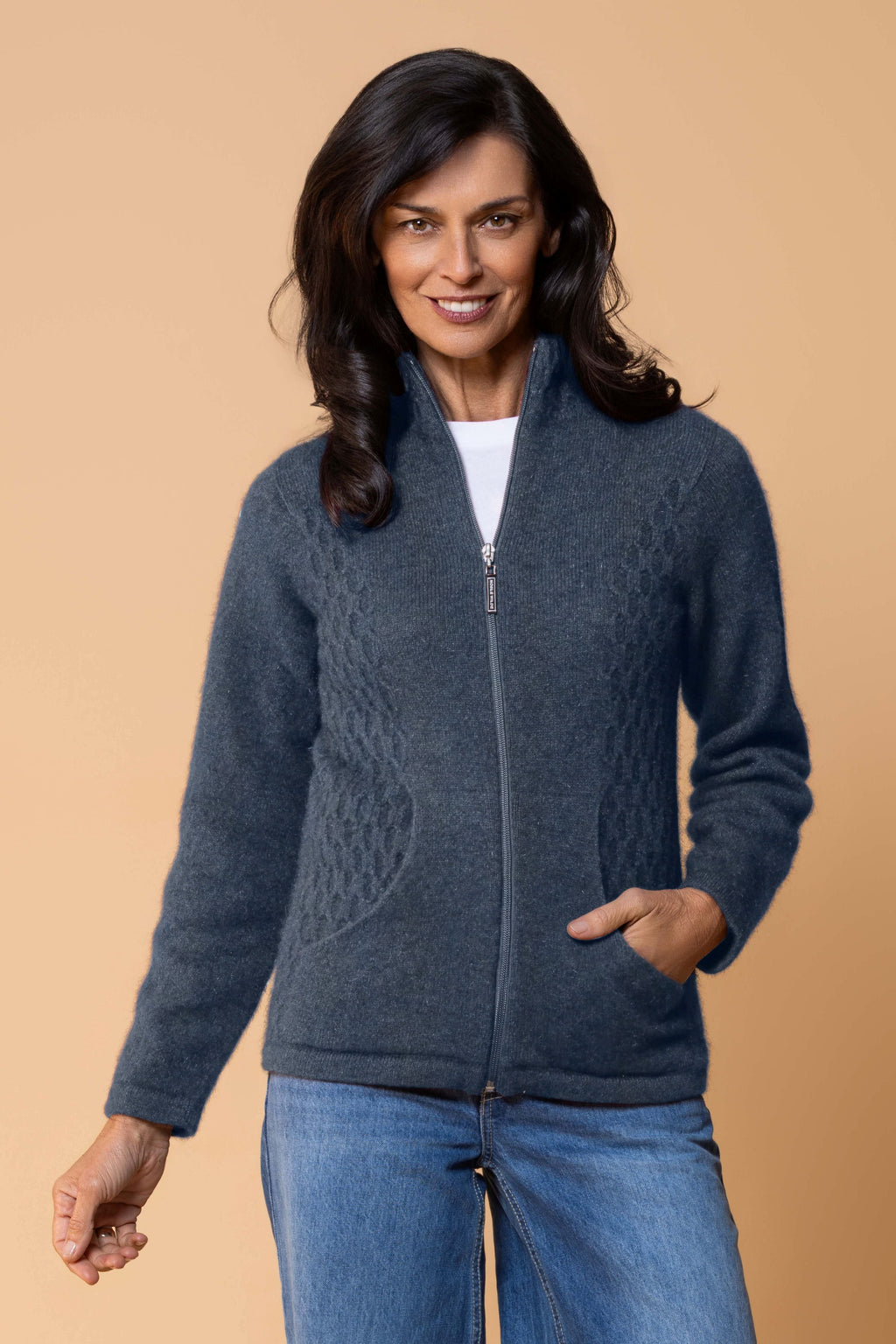 Honeycomb Possum Merino Jacket
