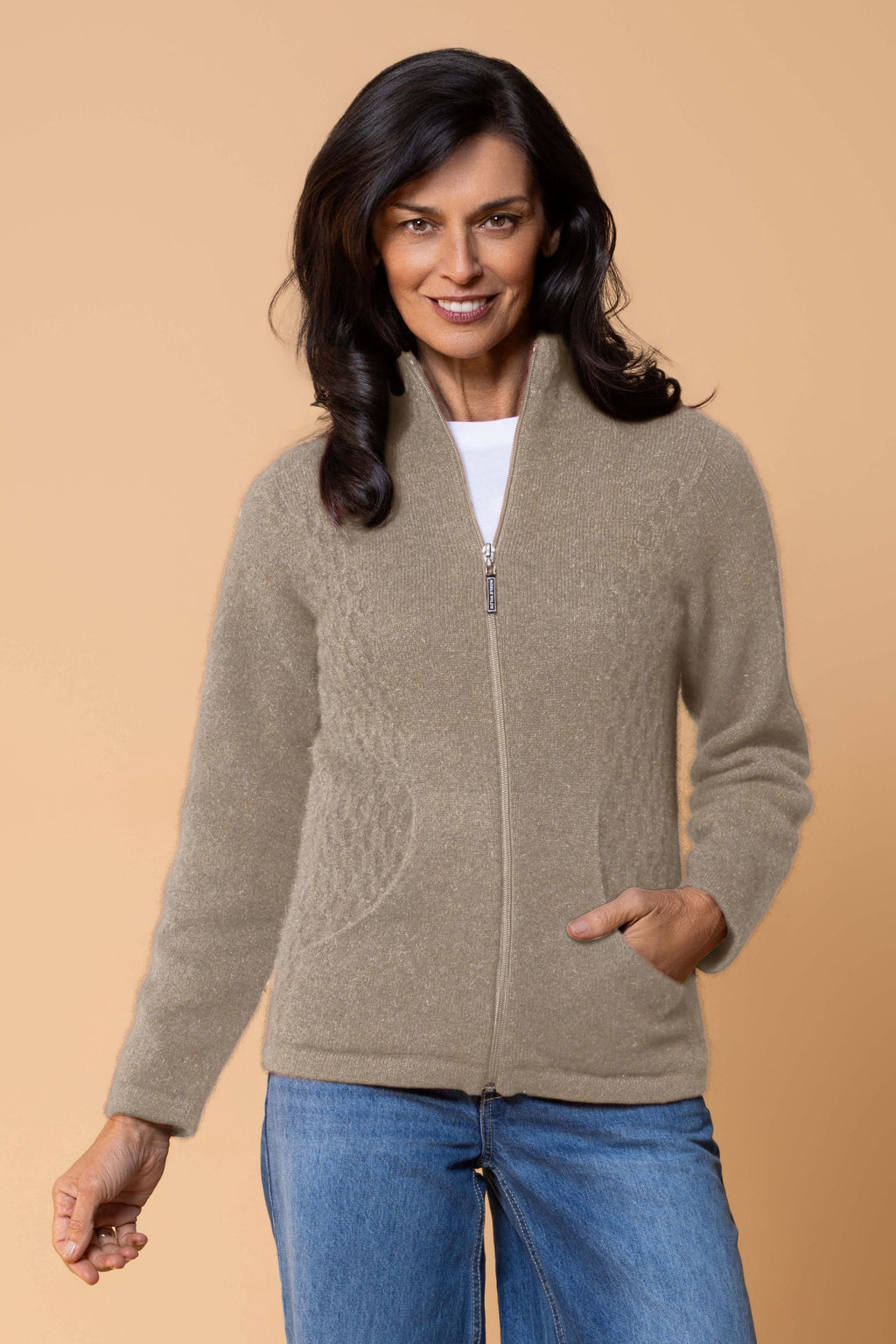Honeycomb Possum Merino Jacket