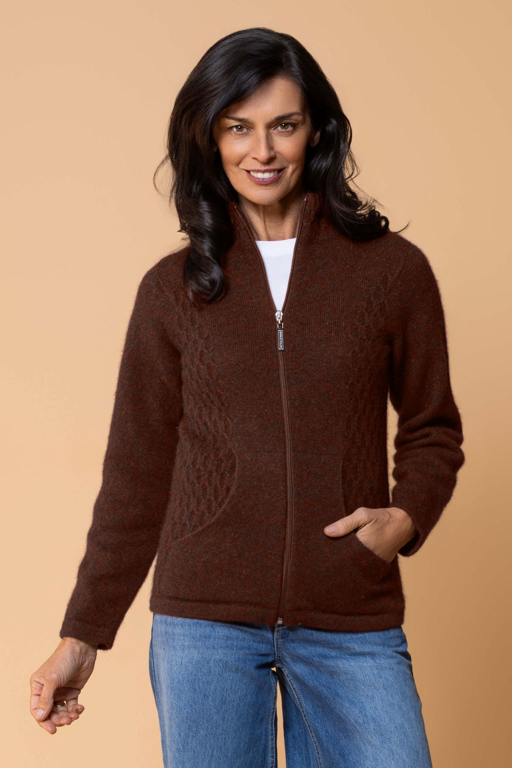 Honeycomb Possum Merino Jacket