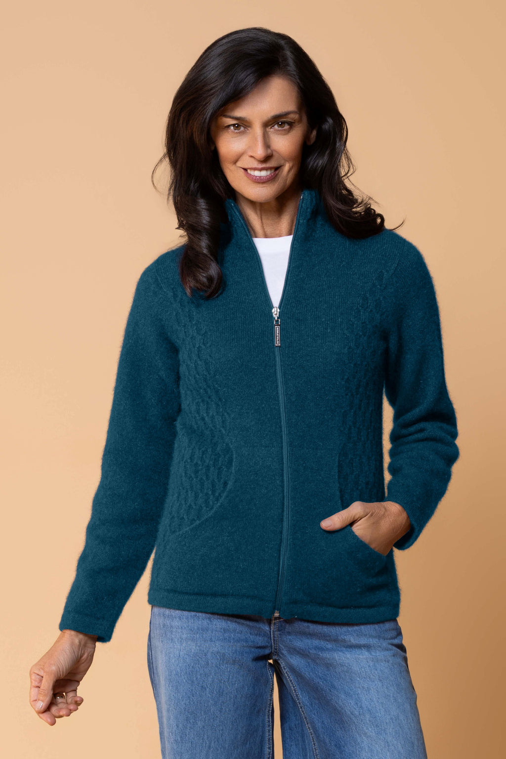 Honeycomb Possum Merino Jacket