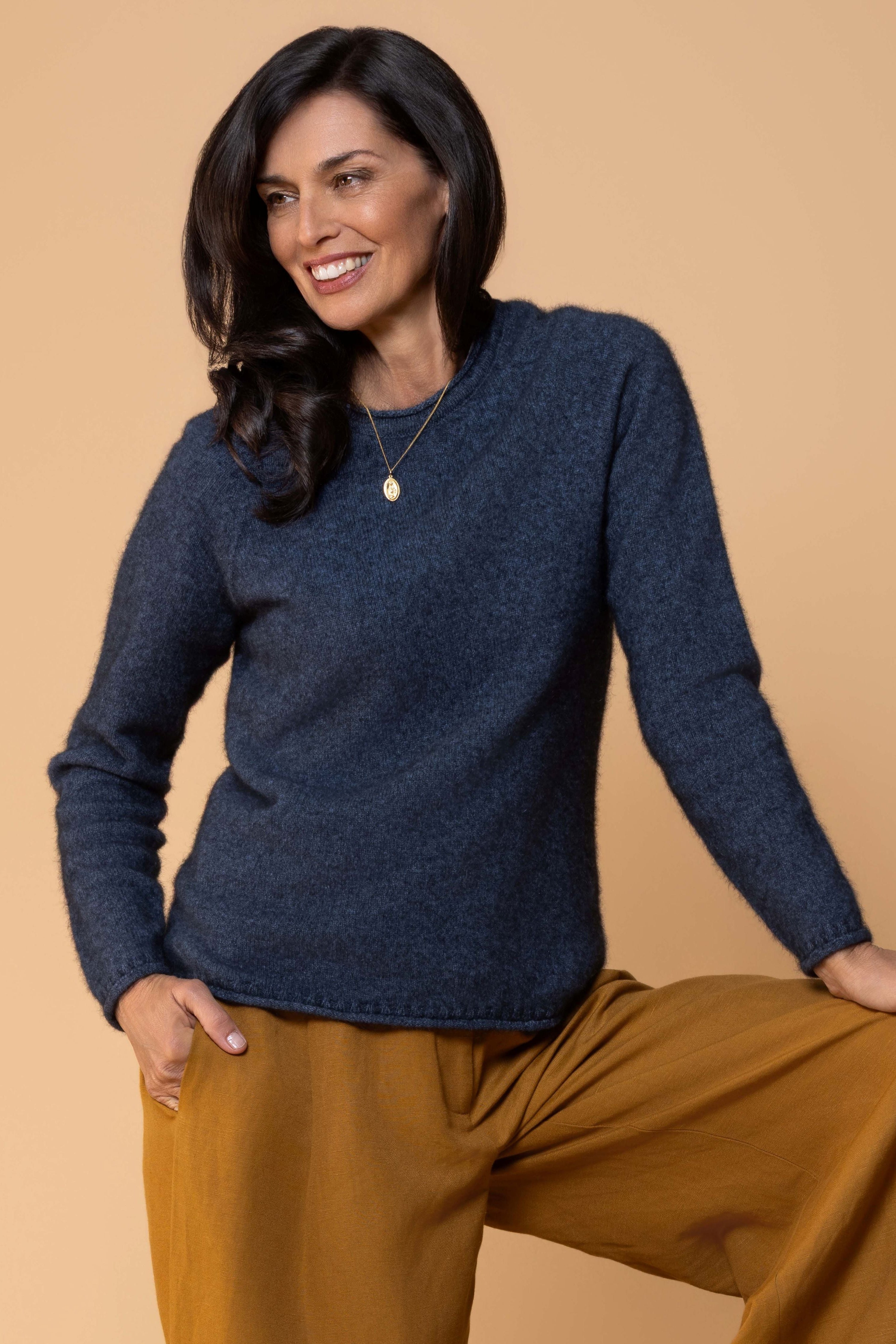 Rutland Possum Merino Raglan Crew