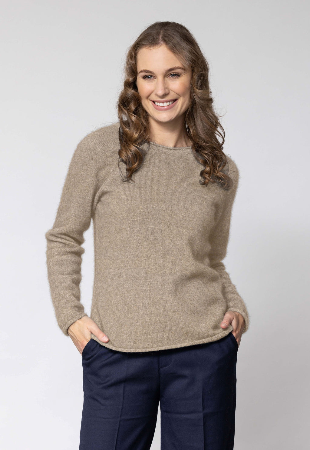 Rutland Possum Merino Raglan Crew