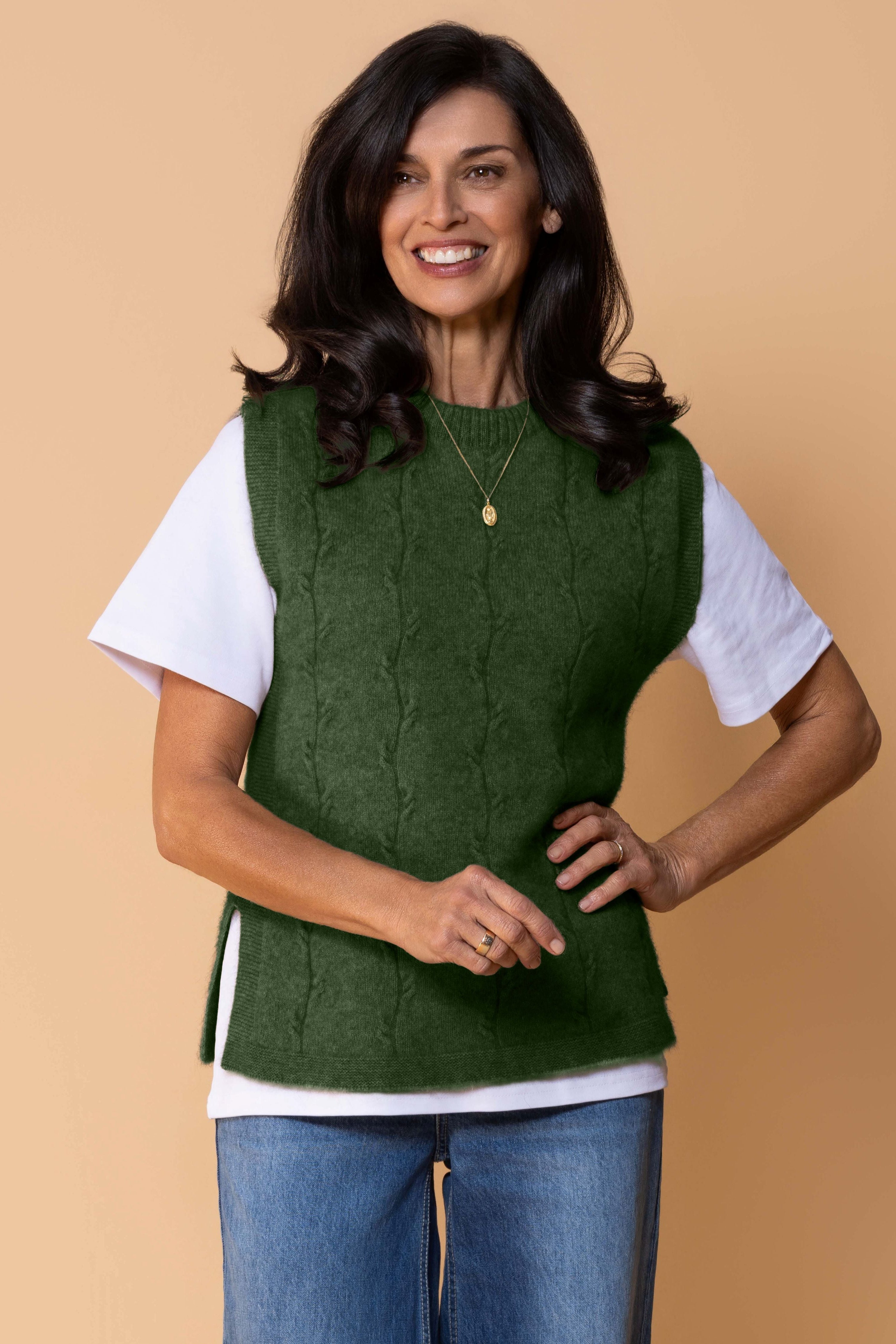 Laurel Possum Merino Vest Main image