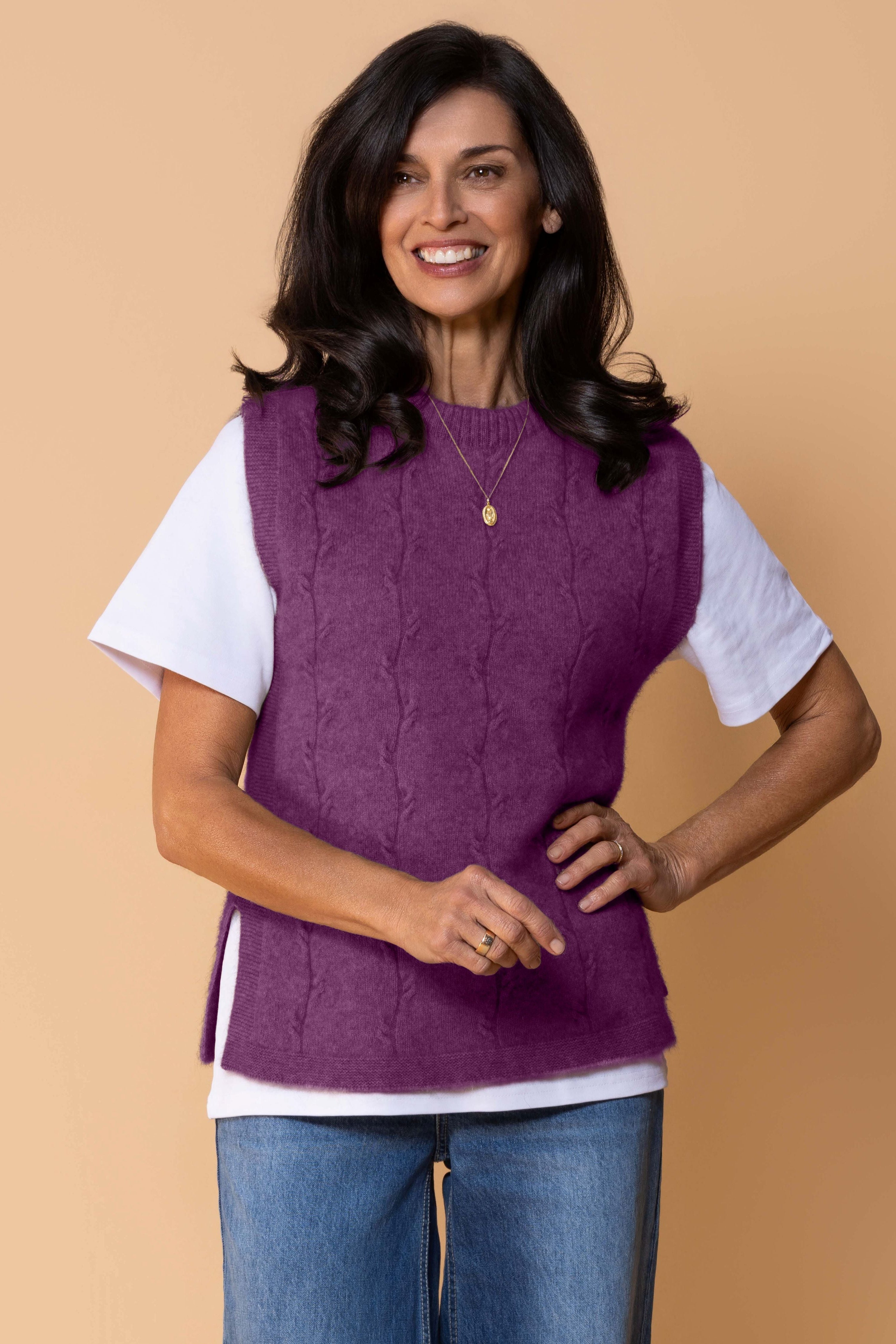 Laurel Possum Merino Vest Secondary image