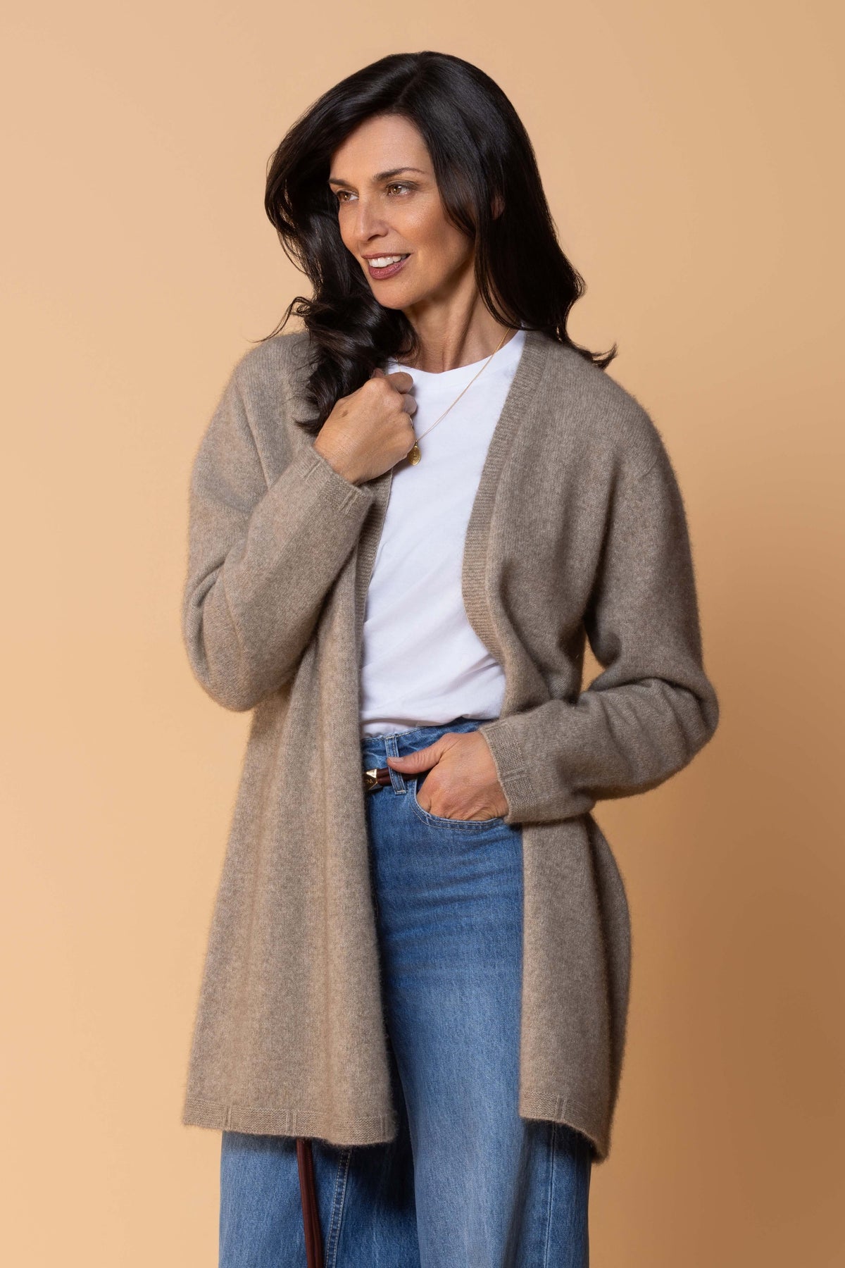 Dani Possum Merino Cardigan Main image
