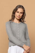 Scallop Lightweight Possum Cardigan