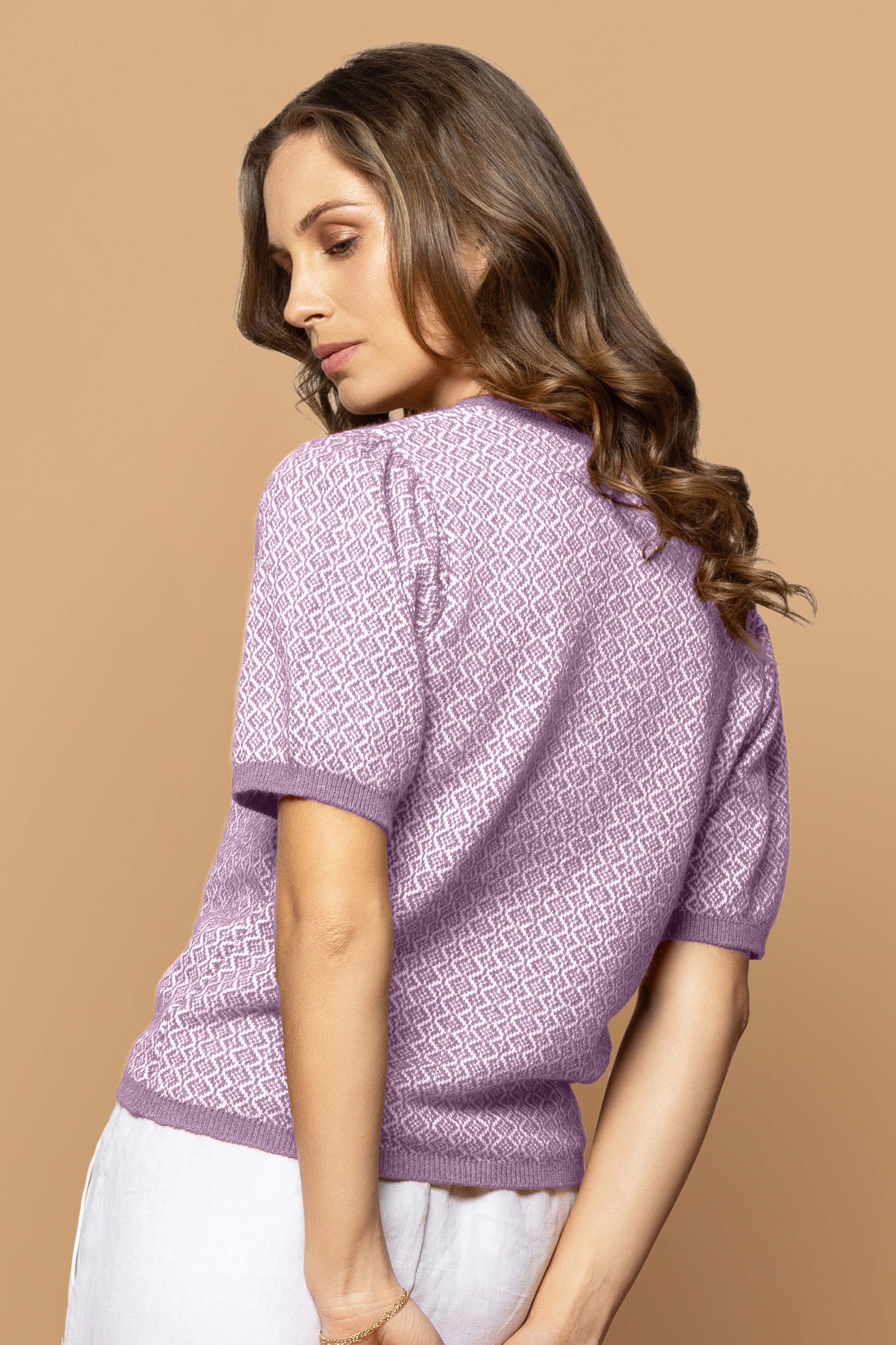 Possum Merino + Cotton Pearl Crew