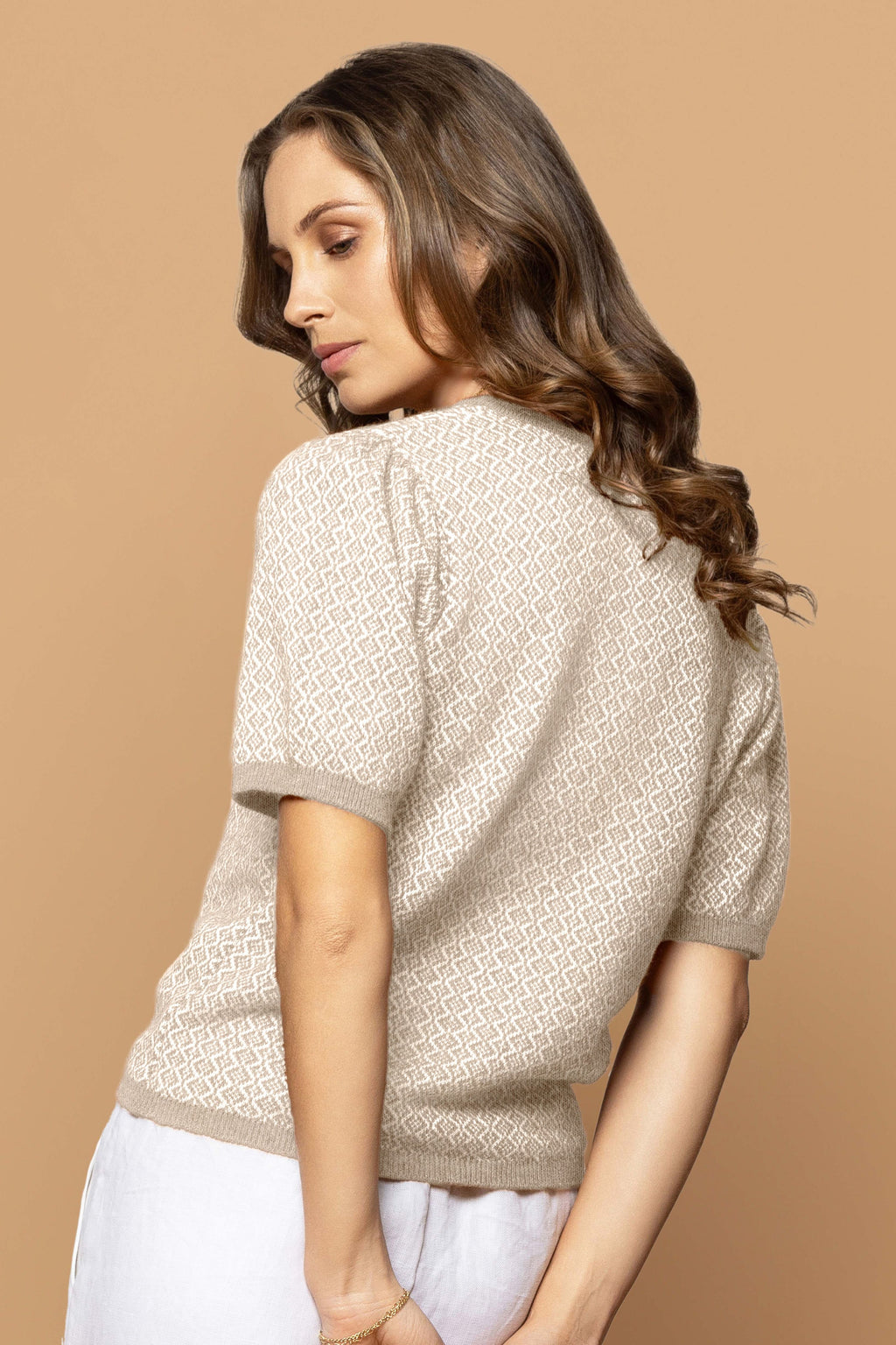 Possum Merino + Cotton Pearl Crew
