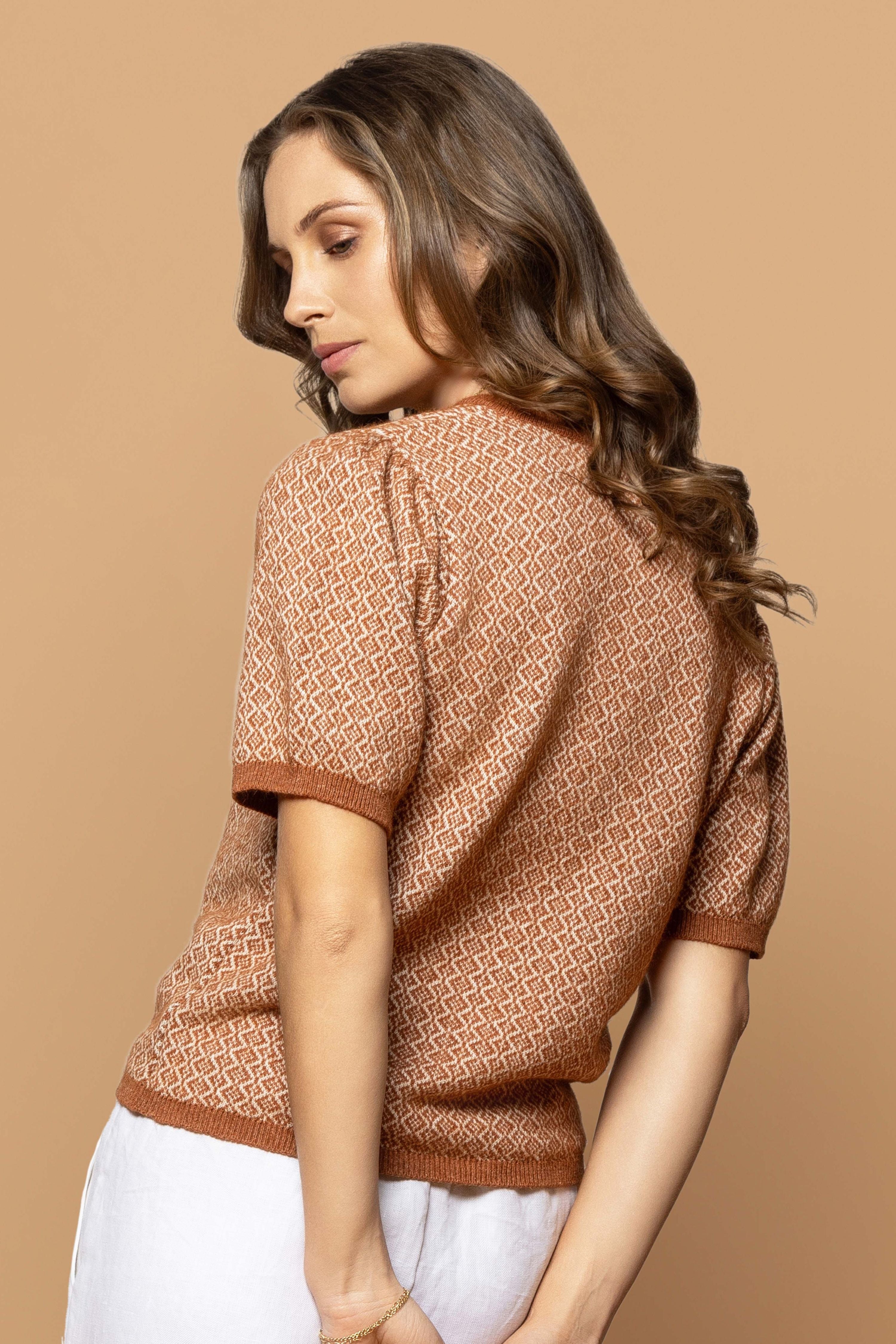Possum Merino + Cotton Pearl Crew Main image