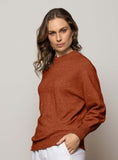 Aurora Dolman Crew Possum Merino + Cotton