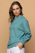 Aurora Dolman Crew Possum Merino + Cotton