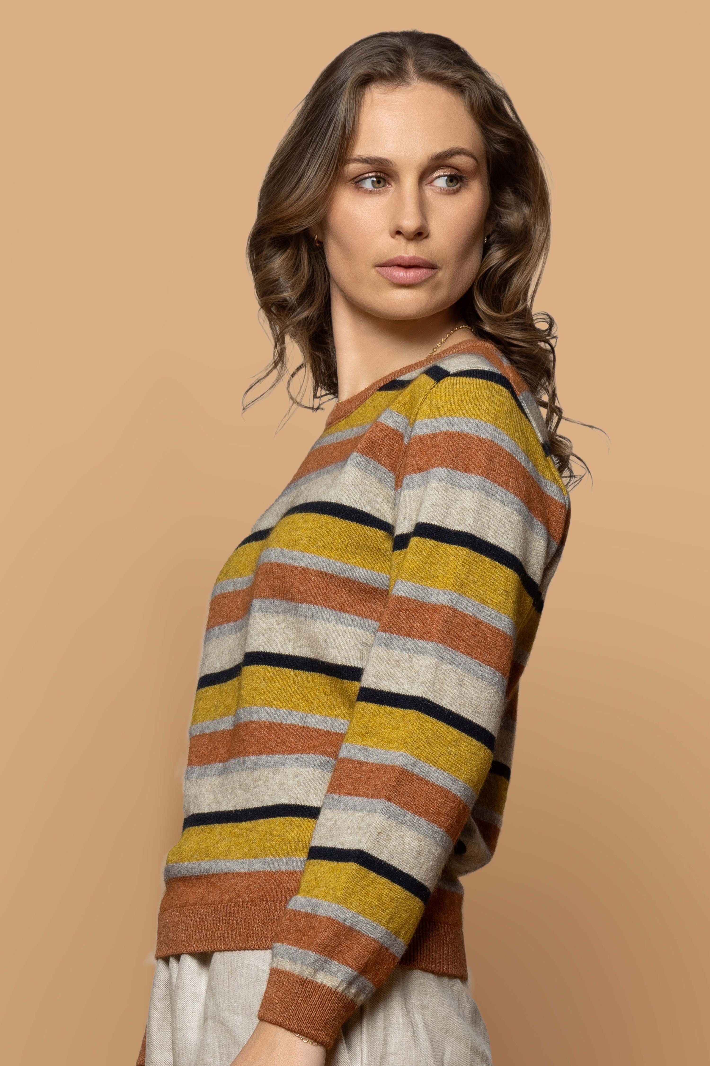 Cara Possum Merino + Cotton Crew