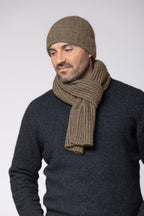 Rib Knit Possum Merino Scarf