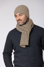 Rib Knit Possum Merino Scarf
