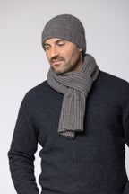 Rib Knit Possum Merino Scarf