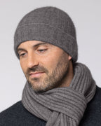 Rib Detail Possum Merino Beanie