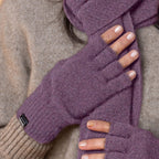 Fingerless Possum Merino Gloves NW